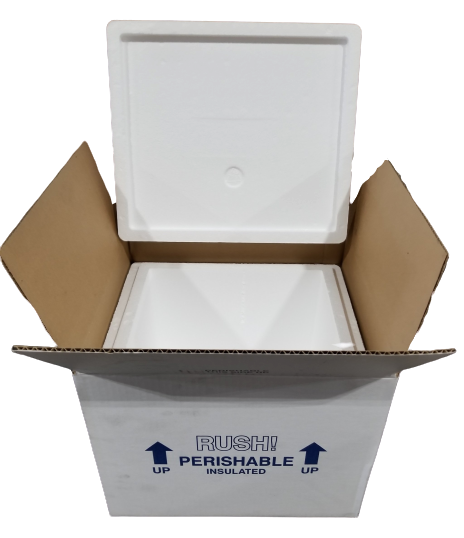 PROPAK Styrofoam Insulated Cooler Shipping Container